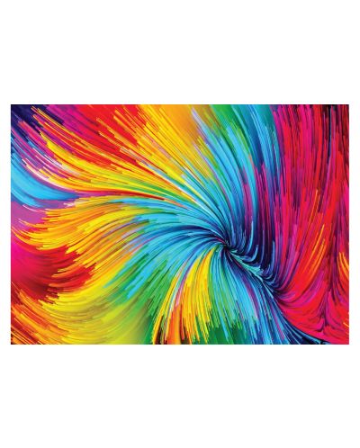 Puzzle Enjoy de 1000 piese - Colorful Paint Swirl - 2